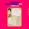 Odmiana czasownika "być" - tabelka